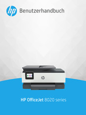 HP OfficeJet 8020 Serie Benutzerhandbuch