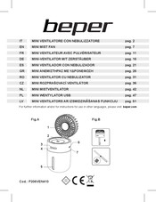 Beper P206VEN410 Bedienungsanleitung