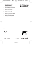 Pro Work SMJ 650 E Originalbetriebsanleitung