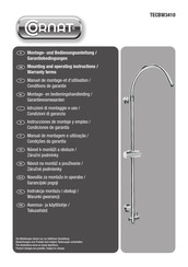 Cornat TECBW3410 Montage- Und Bedienungsanleitung