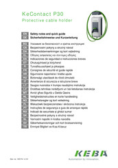 Keba KeContact P30 Sicherheitshinweise Und Kurzanleitung