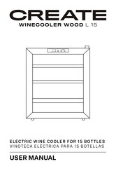 Create WINECOOLER WOOD L 15 Bedienungsanleitung