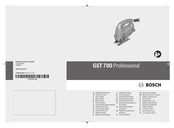 Bosch GST 700 Professional Originalbetriebsanleitung