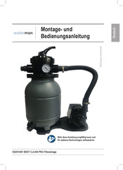 Waterman BEST CLEAN PRO Montage- Und Bedienungsanleitung