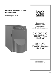 Intercal ECOHEAT Plus Gas 15 kW Bedienungsanleitung