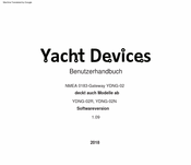 Yacht Devices YDNG-02 Benutzerhandbuch