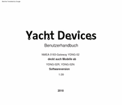 Yacht Devices YDNG-02R Benutzerhandbuch