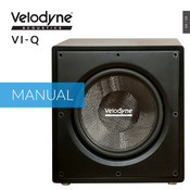 Velodyne Acoustics VI-Q Bedienungsanleitung