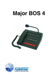 FunkTronic Major BOS 4 Bedienungsanleitung
