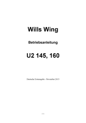 Wills Wing U2 145 Betriebsanleitung