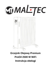 MALTEC Premium ProOil 2500 W WiFi Bedienungsanleitung
