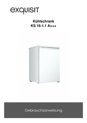exquisit KS 16-1.1 A+++ Gebrauchsanweisung
