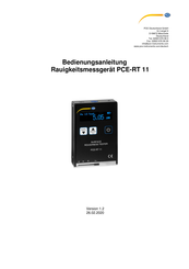 PCE Instruments PCE-RT 11 Bedienungsanleitung