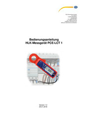 Pce Instruments PCE-LCT 1-ICA Bedienungsanleitung