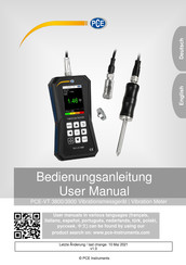 PCE Instruments PCE-VT 3900 Bedienungsanleitung
