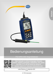 PCE Instruments PCE-MFM 3500-ICA Bedienungsanleitung