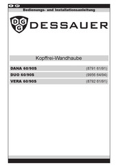 DESSAUER Duo 60 S Bedienungs- Und Installationsanleitung