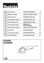 Makita GA5080 Betriebsanleitung