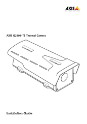 Axis Q2101-TE Installationsanleitung