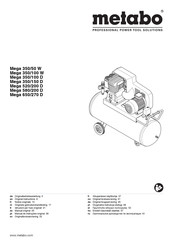 Metabo Mega 350-50 W Originalbetriebsanleitung