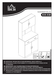 Homcom 835-538 Bedienungsanleitung