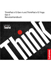 Lenovo ThinkPad x13 Yoga Gen 4 Benutzerhandbuch