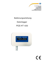 PCE Instruments PCE-HT 420 Bedienungsanleitung
