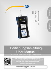 PCE Instruments PCE-DFG N 5K-KIT Bedienungsanleitung
