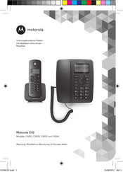 Motorola C4202 Bedienungsanleitung