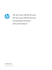 HP Jet Fusion 340 Benutzerhandbuch
