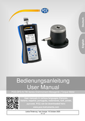 PCE Instruments PCE-DFG N 50 TW Bedienungsanleitung