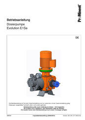 ProMinent Evolution E1Sa Betriebsanleitung