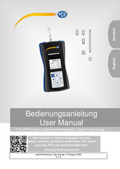 PCE Instruments PCE-DFG N 500 Bedienungsanleitung