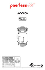 peerless-AV ACC800 Montageanleitung