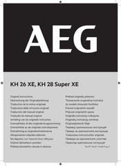 AEG KH 28 Super XE Übersetzung Der Originalanleitung