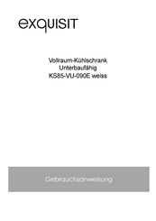 exquisit KS85-VU-090E Gebrauchsanweisung