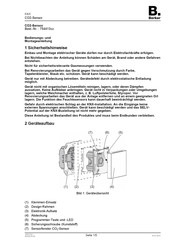 Becker 754413 Serie Bedienungs- Und Montageanleitung