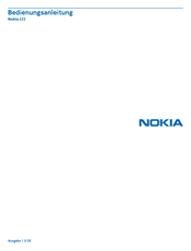 Nokia 222 Bedienungsanleitung