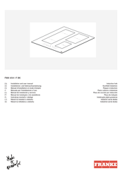 Franke FMA 654 I F BK Installations- Und Gebrauchsanweisung