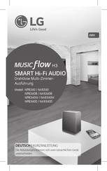 LG Music Flow H3 Kurzanleitung