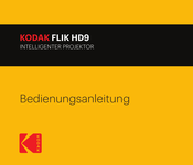 Kodak FLIK HD9 Bedienungsanleitung