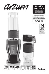 Arzum SHAKE'N TAKE COOL AR1075 Gebrauchsanweisung