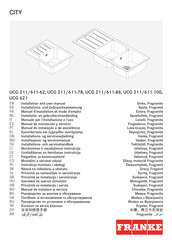 Franke CITY UCG 211/611-100 Installations- Und Gebrauchsanweisung