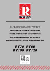 Ruggerini RY70 Bedienung Und Wartung