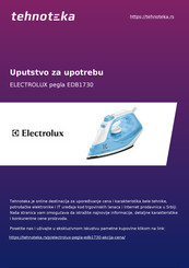 Electrolux EDB1730 Gebrauchsanweisung