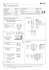 MHZ AQU 1 Installations- Und Gebrachsanleitung