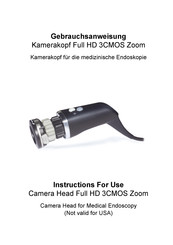SCHÖLLY FIBEROPTIC Kamerakopf Full HD 3CMOS Zoom Gebrauchsanweisung