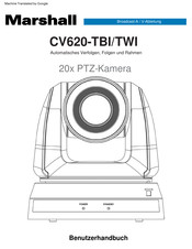 Marshall CV620-TWI Benutzerhandbuch
