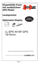 LaserLiner LL-EPS 4016F-GPS Einbauanleitung