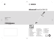 Bosch AdvancedGrassCut 36V-33 Originalbetriebsanleitung